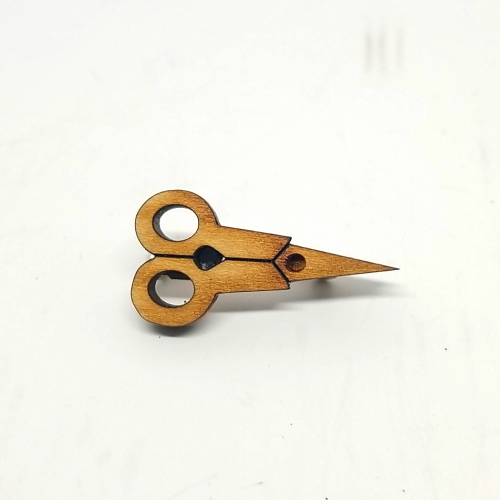 Lapel pin.